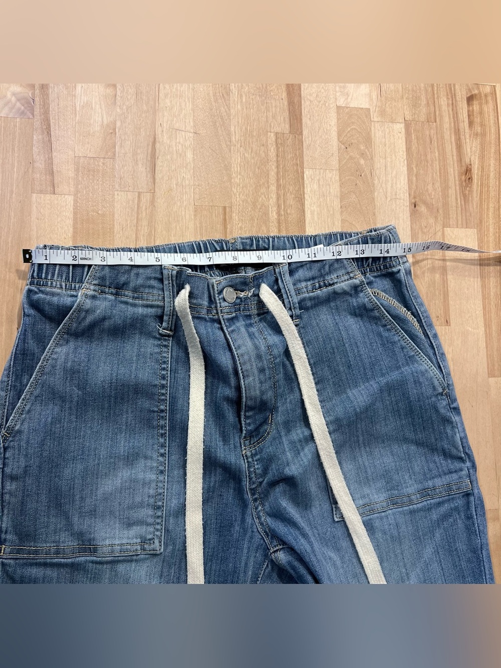 Judy Blue Pull on Jogger Jeans Women Size 9/29 High Waist blue JB88496 - Picture 4 of 9
